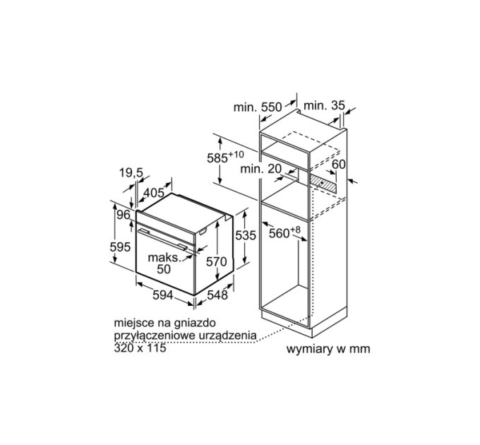 Духовка електрична Bosch HBA5570B0