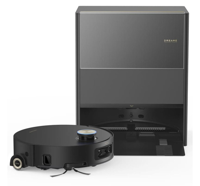 Робот-пилосос з вологим прибиранням Dreame Aqua 10 Ultra Roller Complete Black (RLH71DE-1-bl)