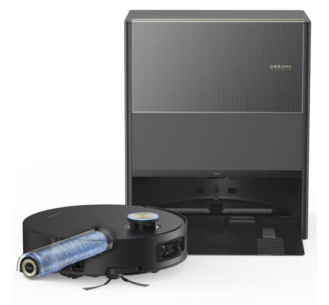 Робот-пилосос з вологим прибиранням Dreame Aqua 10 Ultra Roller Complete Black (RLH71DE-1-bl)