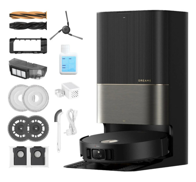 Робот-пилосос з вологим прибиранням Dreame X50 Ultra (Black)