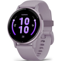 Смарт-годинник Garmin vivoactive 5 Metallic Orchid Aluminum Bezel with Orchid Case and Silicone (010-02862-13/53)