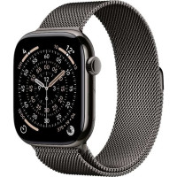 Смарт-годинник Apple Watch Series 11 GPS + Cellular 46mm Slate Tit. Case w. Slate Milanese Loop - M/L (MFD44)