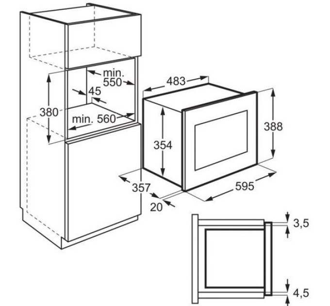 Мікрохвильова піч Electrolux EMS4253TEX
