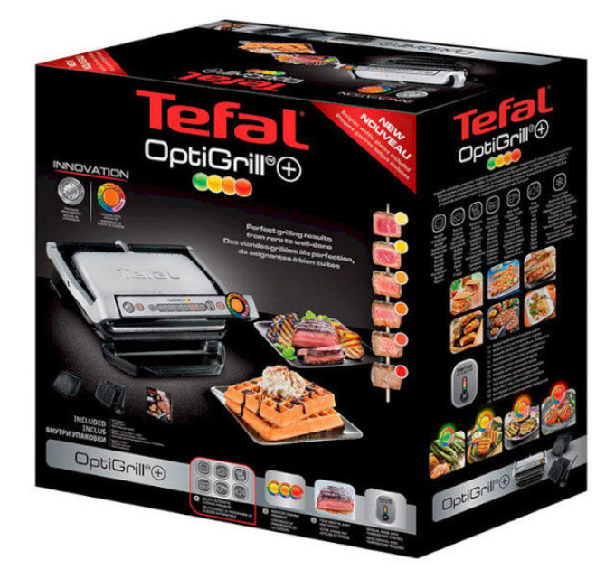 Електрогриль притискний Tefal OptiGrill+ GC716 (GC716D12)