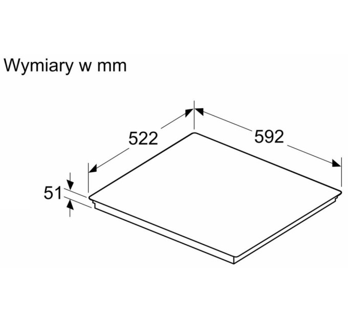 Індукційна варильна поверхня Bosch PUE611HC1E