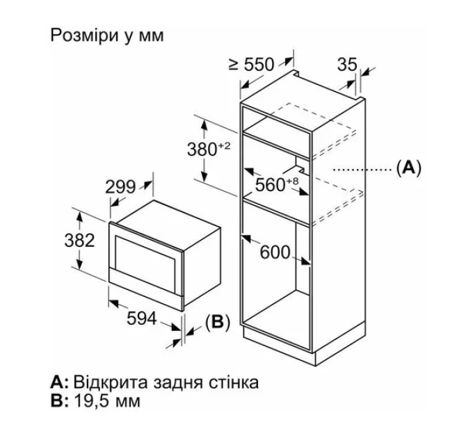 Мікрохвильова піч Bosch BFL7221W1