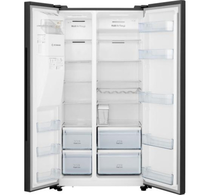 Холодильник з морозильною камерою Hisense RS694N4GBE