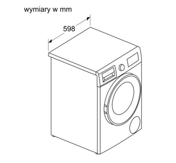 Прально-сушильна машина автоматична Bosch WNA13401PL