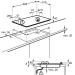 Газова варильна поверхня Electrolux EGS6436RK
