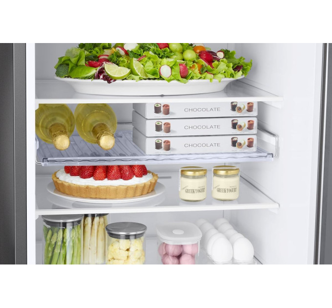 Холодильник з морозильною камерою Samsung RB38C6B2E22