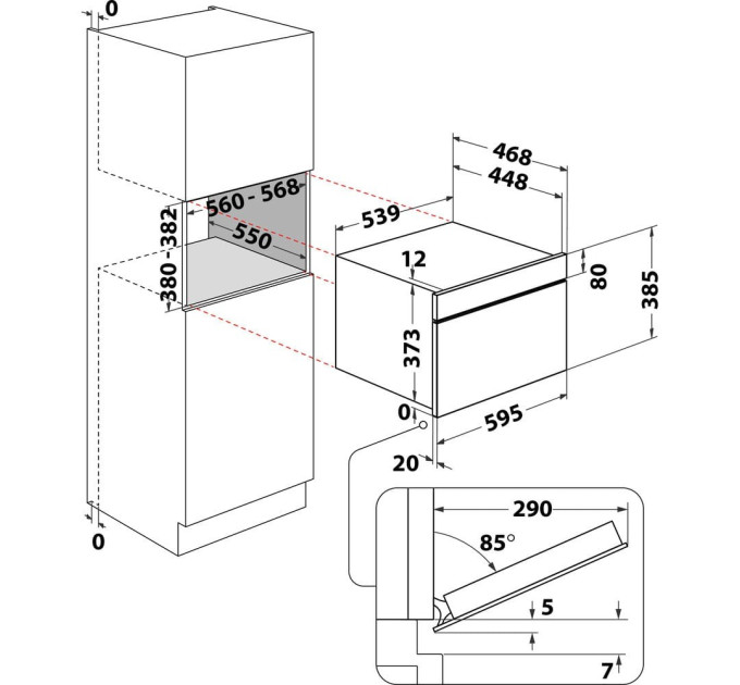 Мікрохвильовка з грилем Whirlpool WMD44MB