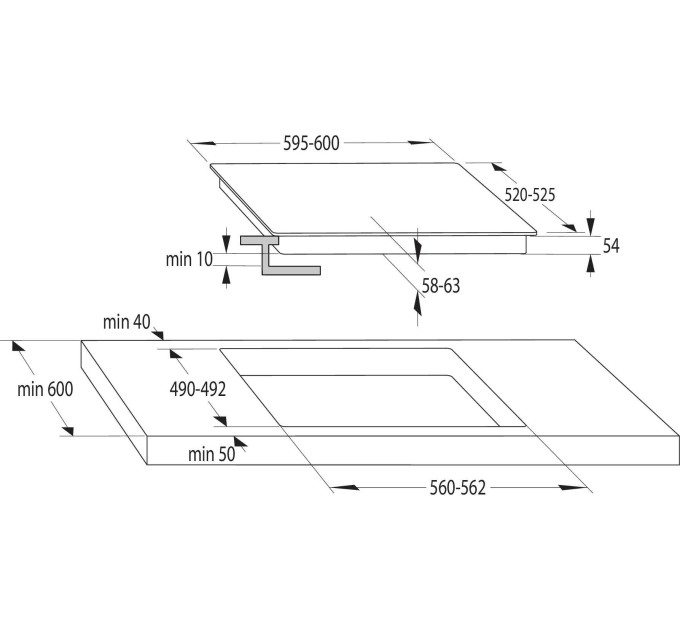 Індукційна варильна поверхня Gorenje GI6401WSC