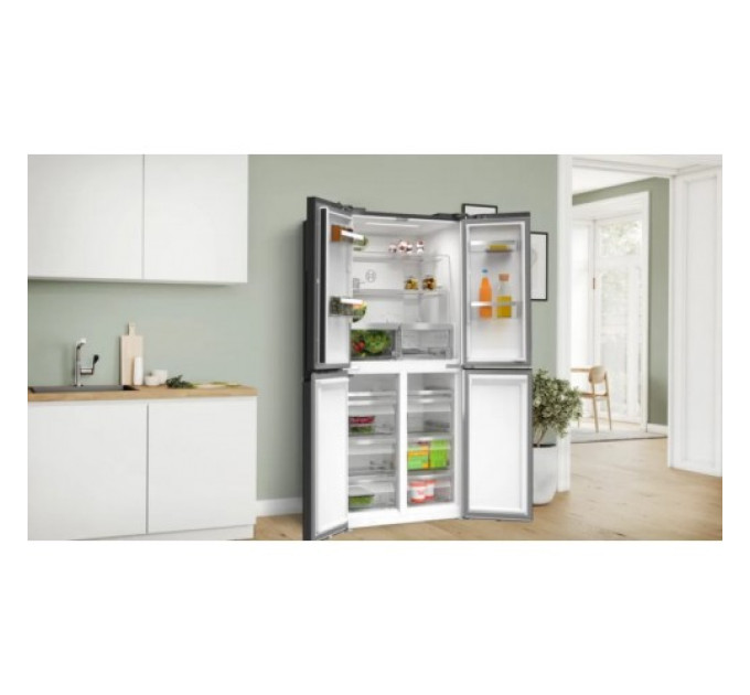 Холодильник з морозильною камерою Bosch KMC85LEEA