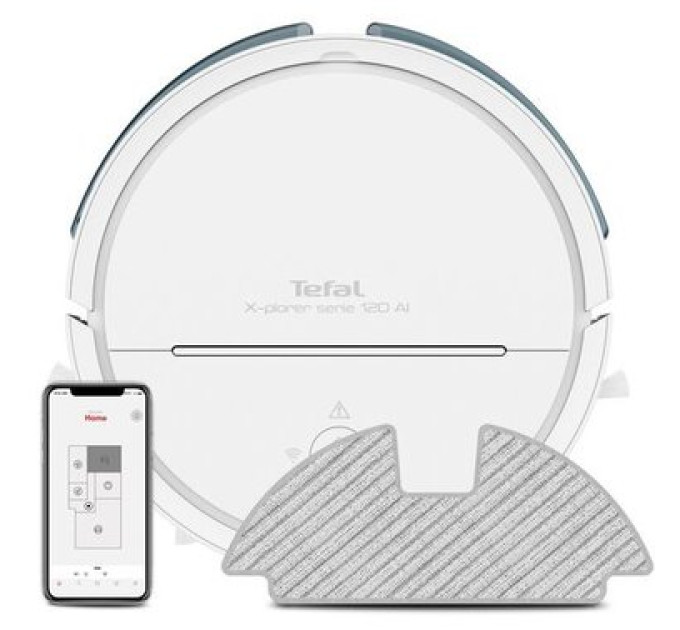 Робот-пилосос з вологим прибиранням Tefal X-plorer Serie 120 AI RG7867